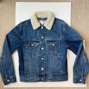 Pink Unveil womens Jean Jacket Size XSmall